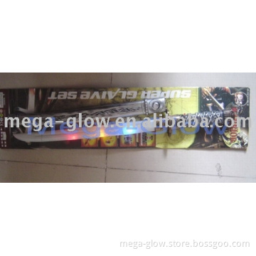 LED flashing warrior sword toy